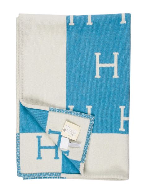 hermes blue baby blanket